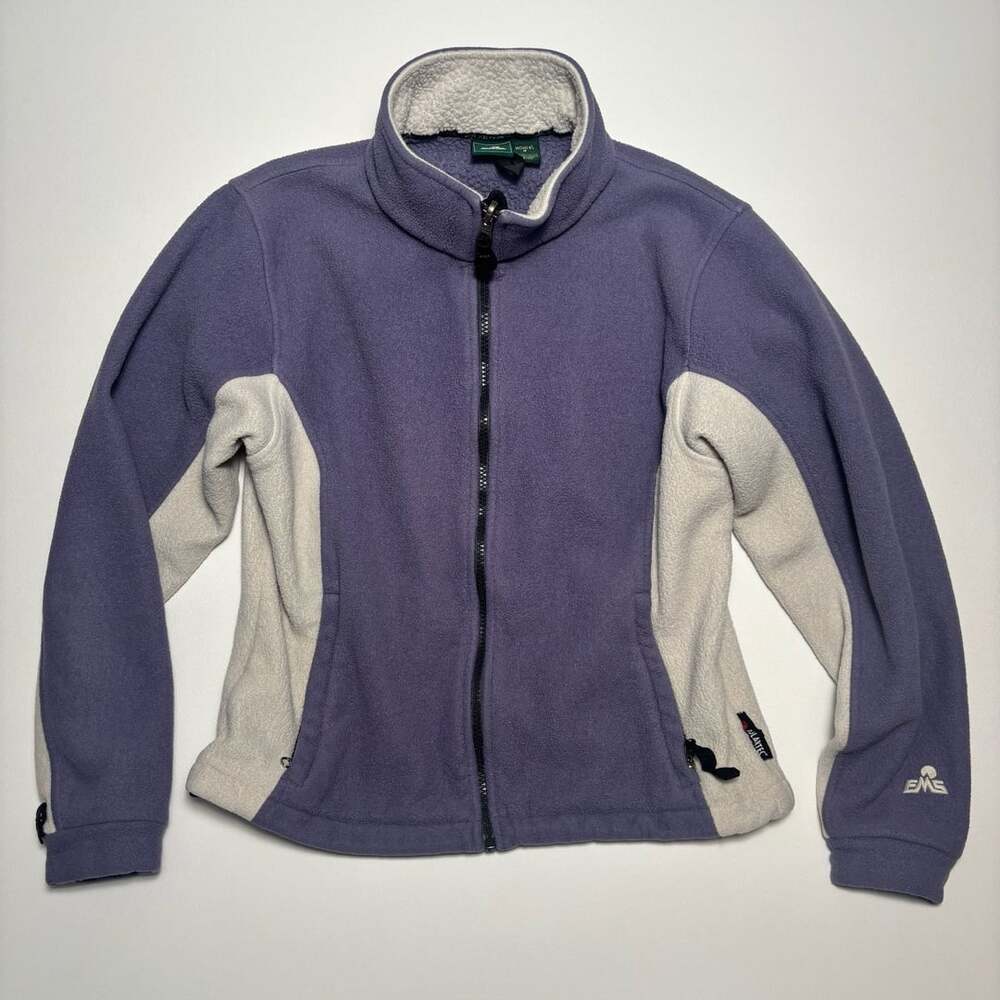 Women’s Size Medium EMS Polartec Full Zip Fleece Jacket Purple